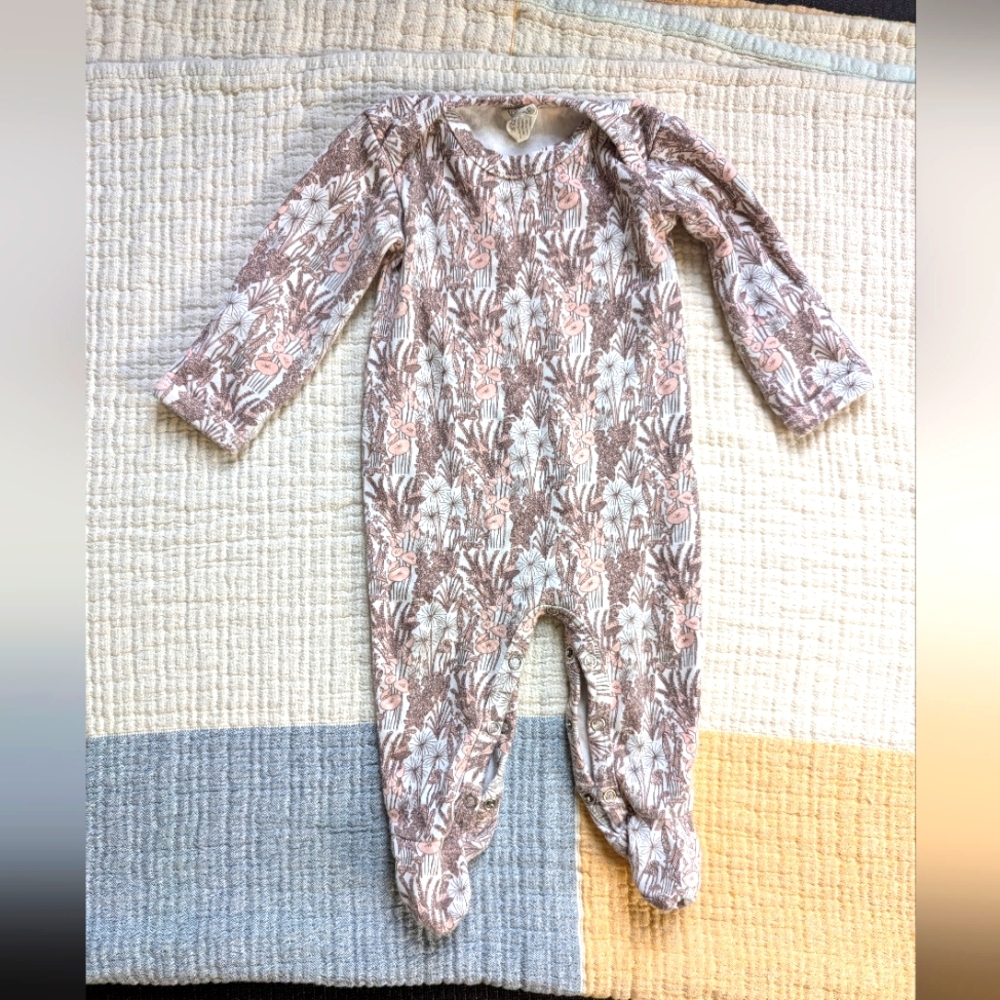 Kate Quinn Organic Cotton Footie - 3-6 months